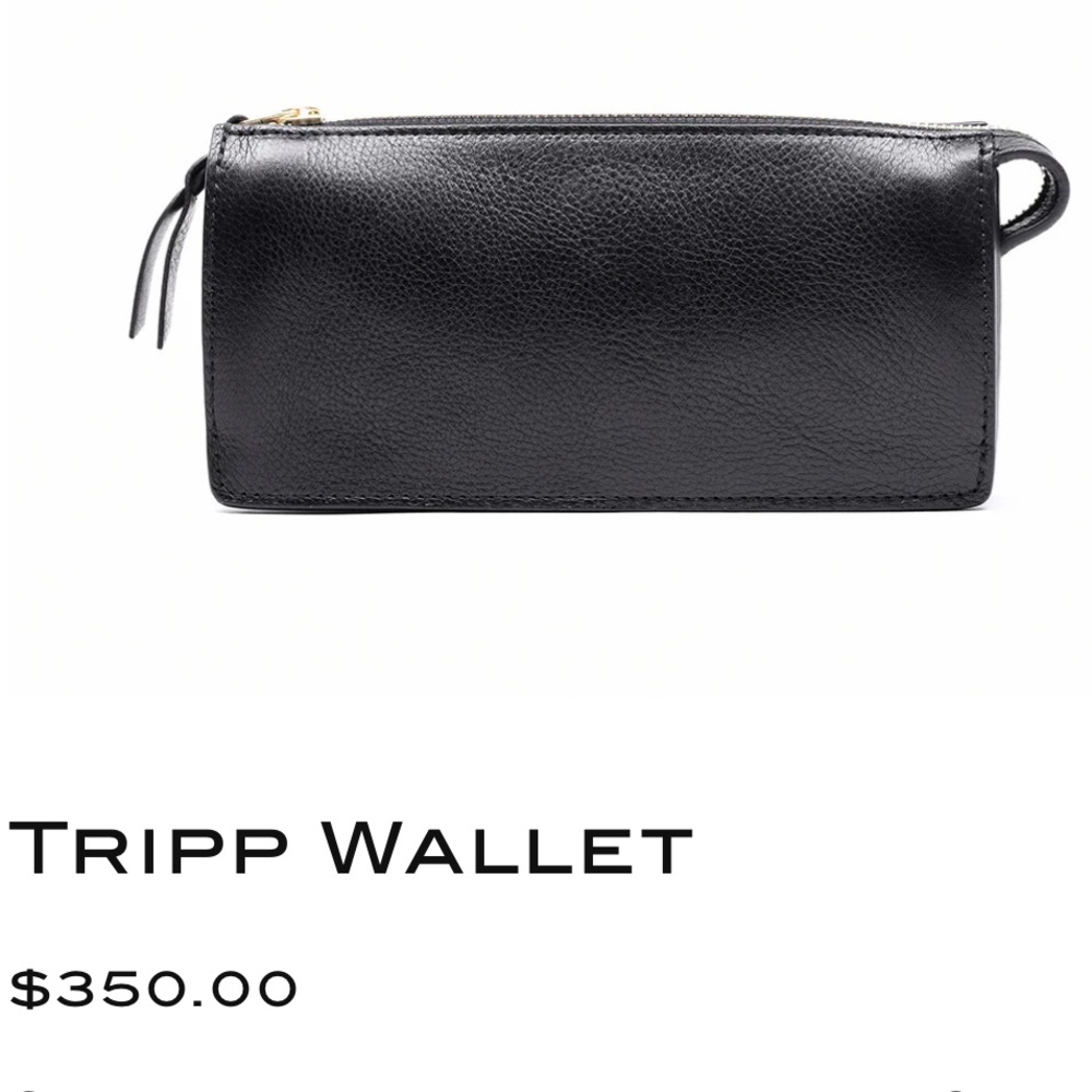“Lotuff, made in the u.s.a. Tripp wallet”, beautiful black wallet purse.